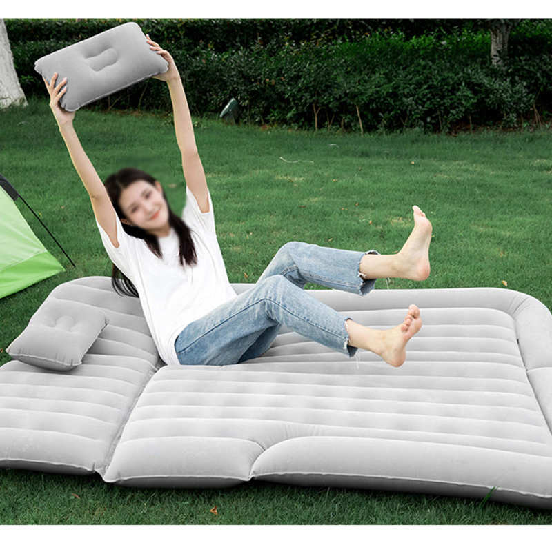 Oversea Car Air Mattress Vehicle Inflatable Thickened Travel Bed Sleeping Pad Camping Accessory accesorios automovil