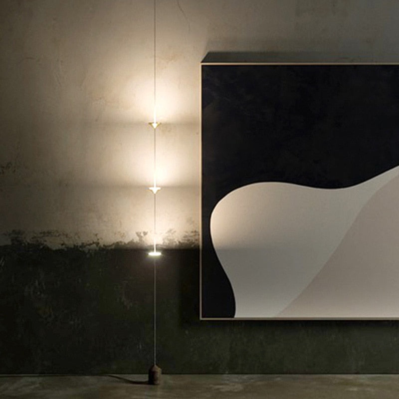 Modern Designer Light Luxury Creativity Marble LED Floor Atmosphere Chandelier Bedroom Bedside Porch Aisle Sofa Living Room