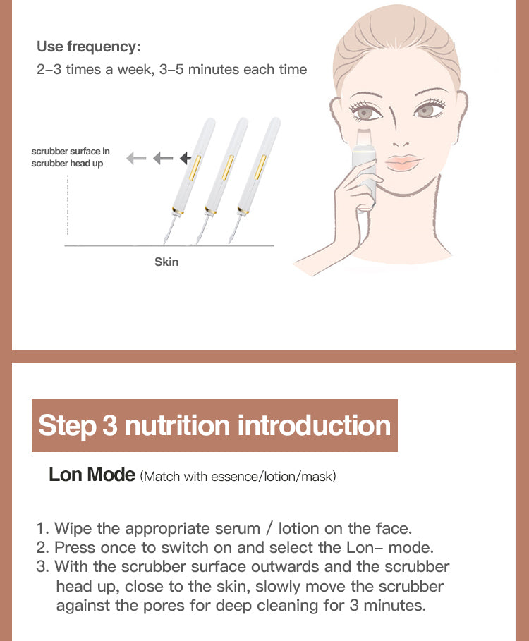 Ultrasonic Skin Scrubber