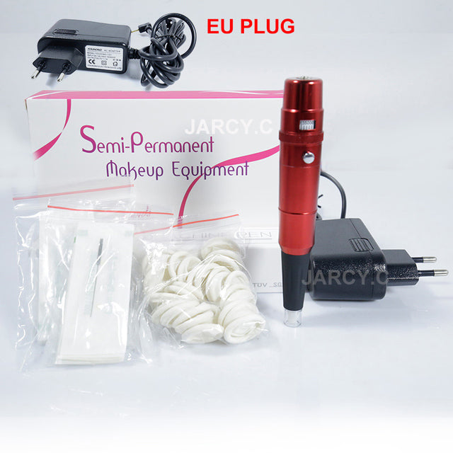 Hot Sell Dermograph Beauty Tattoo Machine Universal Swiss Motor Permanent Makeup Eyebrow Eyeliner Lip Tattoo Pen With PMU Needle