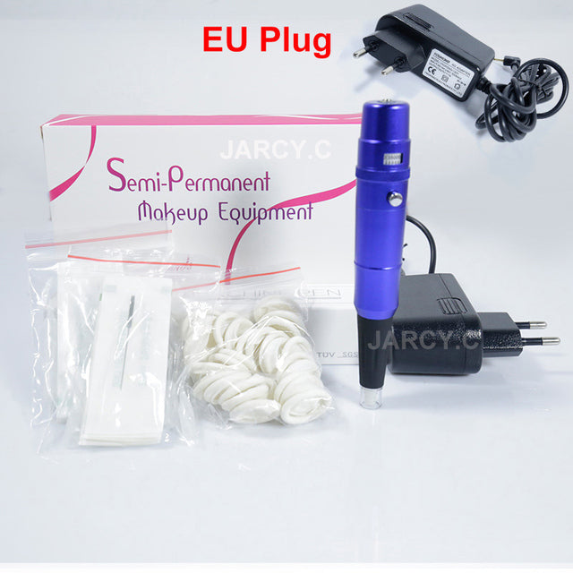Hot Sell Dermograph Beauty Tattoo Machine Universal Swiss Motor Permanent Makeup Eyebrow Eyeliner Lip Tattoo Pen With PMU Needle