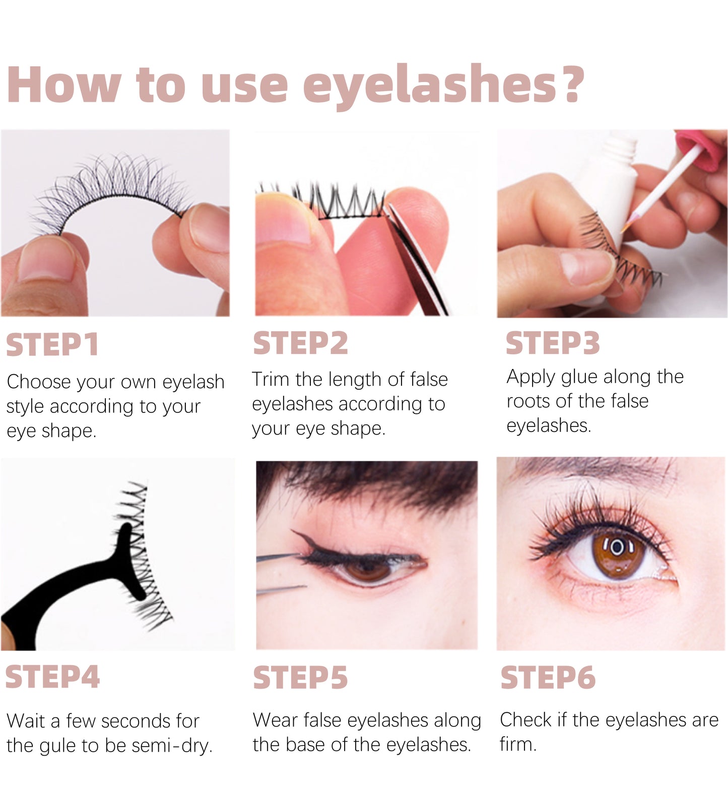5/10Pairs 3D Mink Lashes Natural Eyelashes