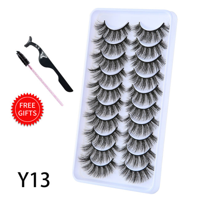 5/10Pairs 3D Mink Lashes Natural Eyelashes