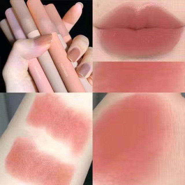 6 Colors Nude Liquid Lipsticks Waterproof Velvet Matte Lip Gloss Long Lasting