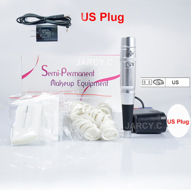 Hot Sell Dermograph Beauty Tattoo Machine Universal Swiss Motor Permanent Makeup Eyebrow Eyeliner Lip Tattoo Pen With PMU Needle