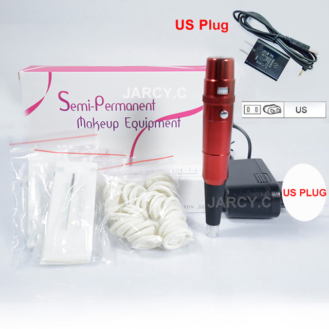 Hot Sell Dermograph Beauty Tattoo Machine Universal Swiss Motor Permanent Makeup Eyebrow Eyeliner Lip Tattoo Pen With PMU Needle