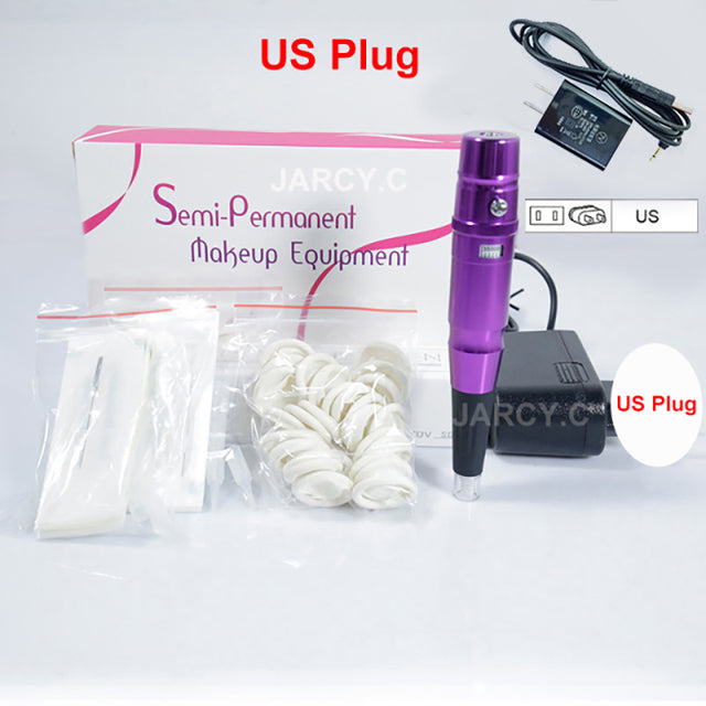 Hot Sell Dermograph Beauty Tattoo Machine Universal Swiss Motor Permanent Makeup Eyebrow Eyeliner Lip Tattoo Pen With PMU Needle