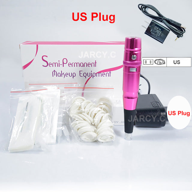 Hot Sell Dermograph Beauty Tattoo Machine Universal Swiss Motor Permanent Makeup Eyebrow Eyeliner Lip Tattoo Pen With PMU Needle