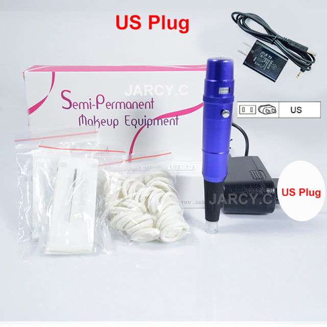Hot Sell Dermograph Beauty Tattoo Machine Universal Swiss Motor Permanent Makeup Eyebrow Eyeliner Lip Tattoo Pen With PMU Needle