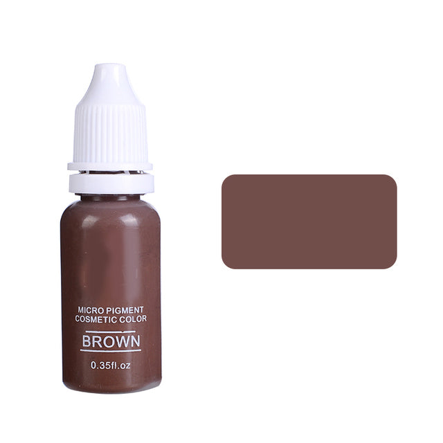 15ml Tattoo Ink Set Permanent Makeup Eyebrow Lips Eye Line Tattoo Color Microblading Pigment for Body Beauty Tattoo Art Supplies
