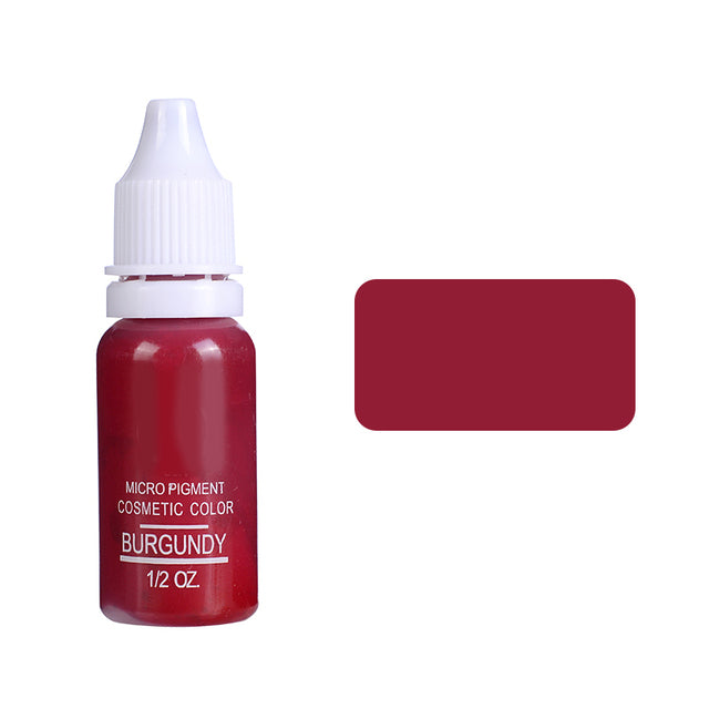 15ml Tattoo Ink Set Permanent Makeup Eyebrow Lips Eye Line Tattoo Color Microblading Pigment for Body Beauty Tattoo Art Supplies