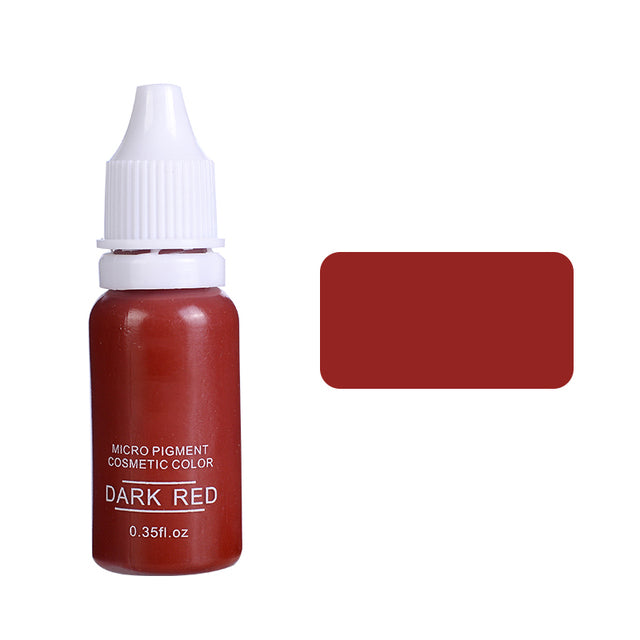 15ml Tattoo Ink Set Permanent Makeup Eyebrow Lips Eye Line Tattoo Color Microblading Pigment for Body Beauty Tattoo Art Supplies