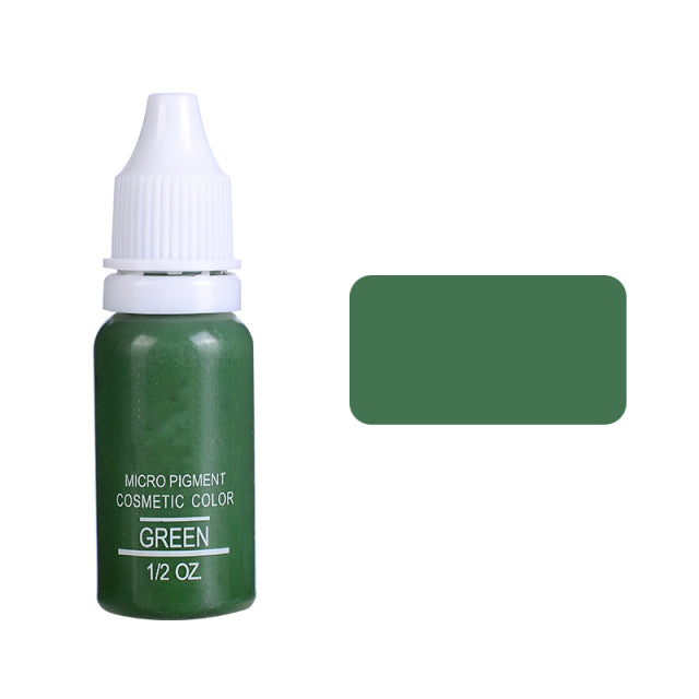 15ml Tattoo Ink Set Permanent Makeup Eyebrow Lips Eye Line Tattoo Color Microblading Pigment for Body Beauty Tattoo Art Supplies