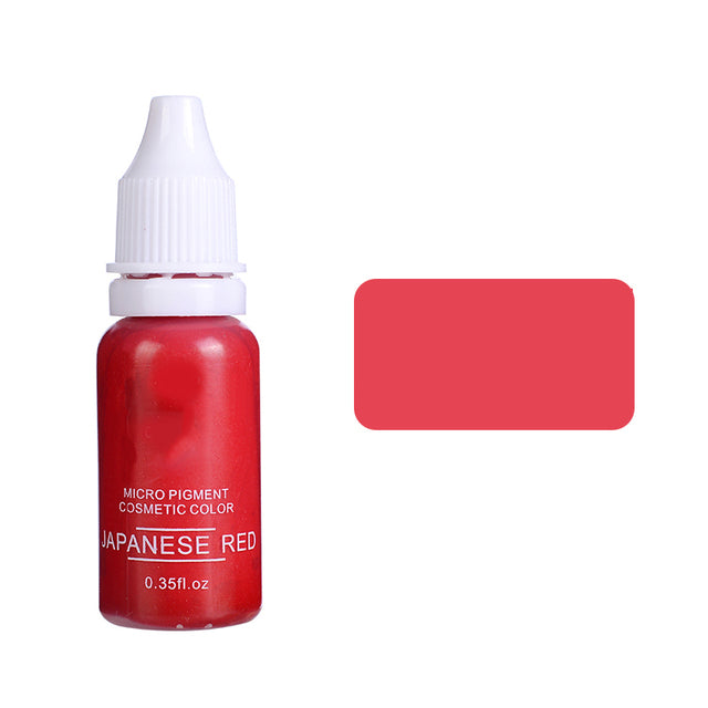 15ml Tattoo Ink Set Permanent Makeup Eyebrow Lips Eye Line Tattoo Color Microblading Pigment for Body Beauty Tattoo Art Supplies