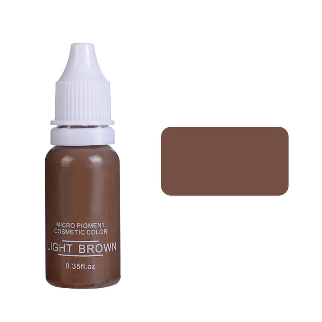 15ml Tattoo Ink Set Permanent Makeup Eyebrow Lips Eye Line Tattoo Color Microblading Pigment for Body Beauty Tattoo Art Supplies