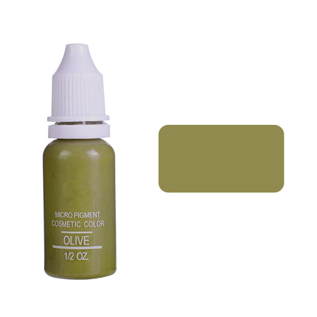 15ml Tattoo Ink Set Permanent Makeup Eyebrow Lips Eye Line Tattoo Color Microblading Pigment for Body Beauty Tattoo Art Supplies