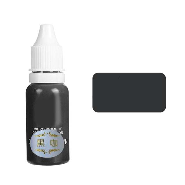 15ml Tattoo Ink Set Permanent Makeup Eyebrow Lips Eye Line Tattoo Color Microblading Pigment for Body Beauty Tattoo Art Supplies