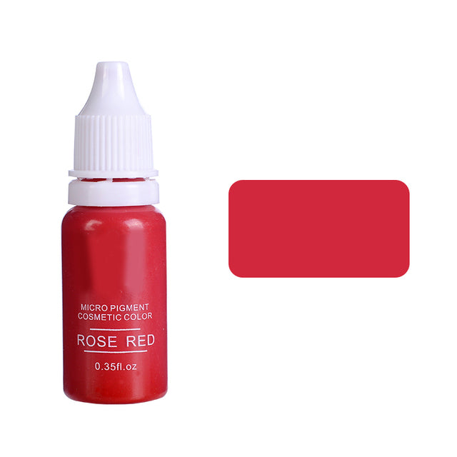 15ml Tattoo Ink Set Permanent Makeup Eyebrow Lips Eye Line Tattoo Color Microblading Pigment for Body Beauty Tattoo Art Supplies