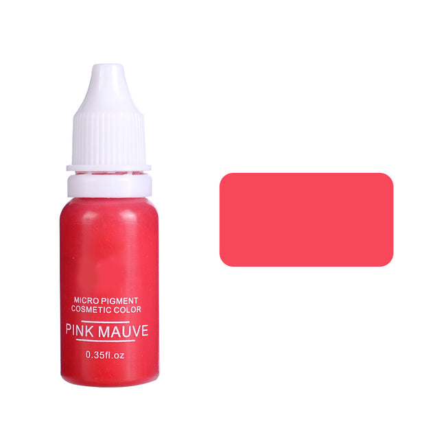 15ml Tattoo Ink Set Permanent Makeup Eyebrow Lips Eye Line Tattoo Color Microblading Pigment for Body Beauty Tattoo Art Supplies