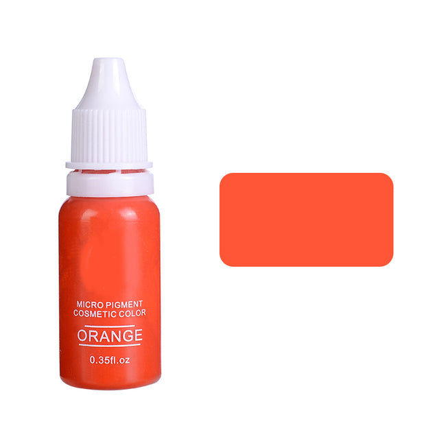 15ml Tattoo Ink Set Permanent Makeup Eyebrow Lips Eye Line Tattoo Color Microblading Pigment for Body Beauty Tattoo Art Supplies