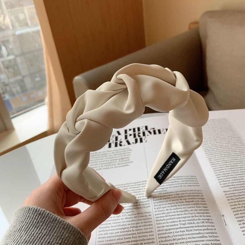 Fashion Hair Hoop Hair Bands for Women Girls Flower Solid Color Headbands Designer Wide Hairband Hair Accessories Headwear