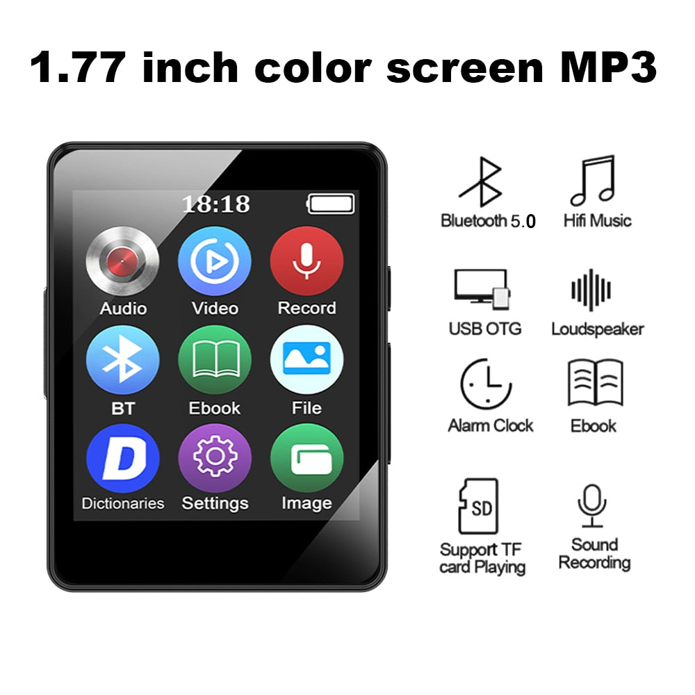 2023 New MP3 Player Clip Mini Walkman Student Portable Sport Music Player Mp4 Player with FM/Speaker/E-book/Recorder Mp3 плееры