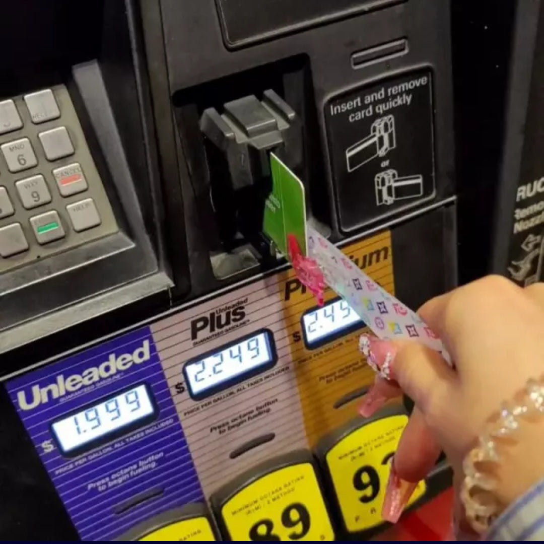 Credit/Debit Card Grabber/Keychain Fluff Ball