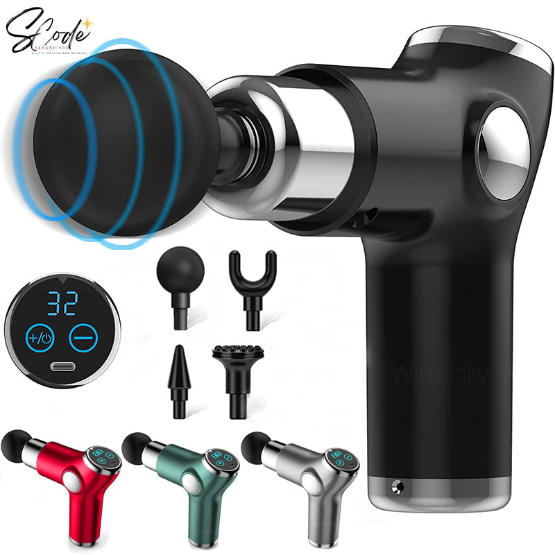 Mini LCD Massage Gun 32 Speed