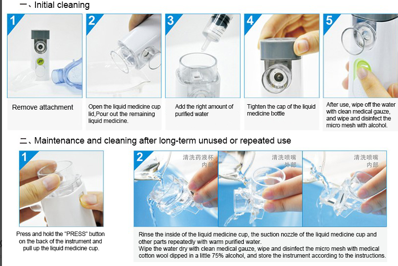 Portable Nebulizer Machine Medical Atomizer