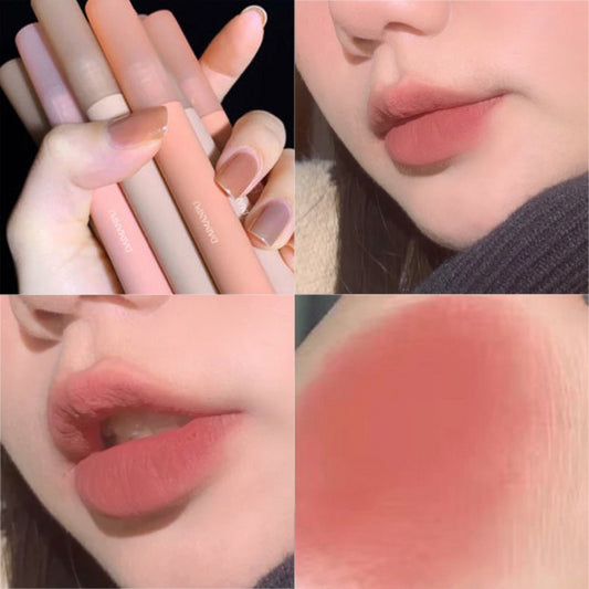 6 Colors Nude Liquid Lipsticks Waterproof Velvet Matte Lip Gloss Long Lasting